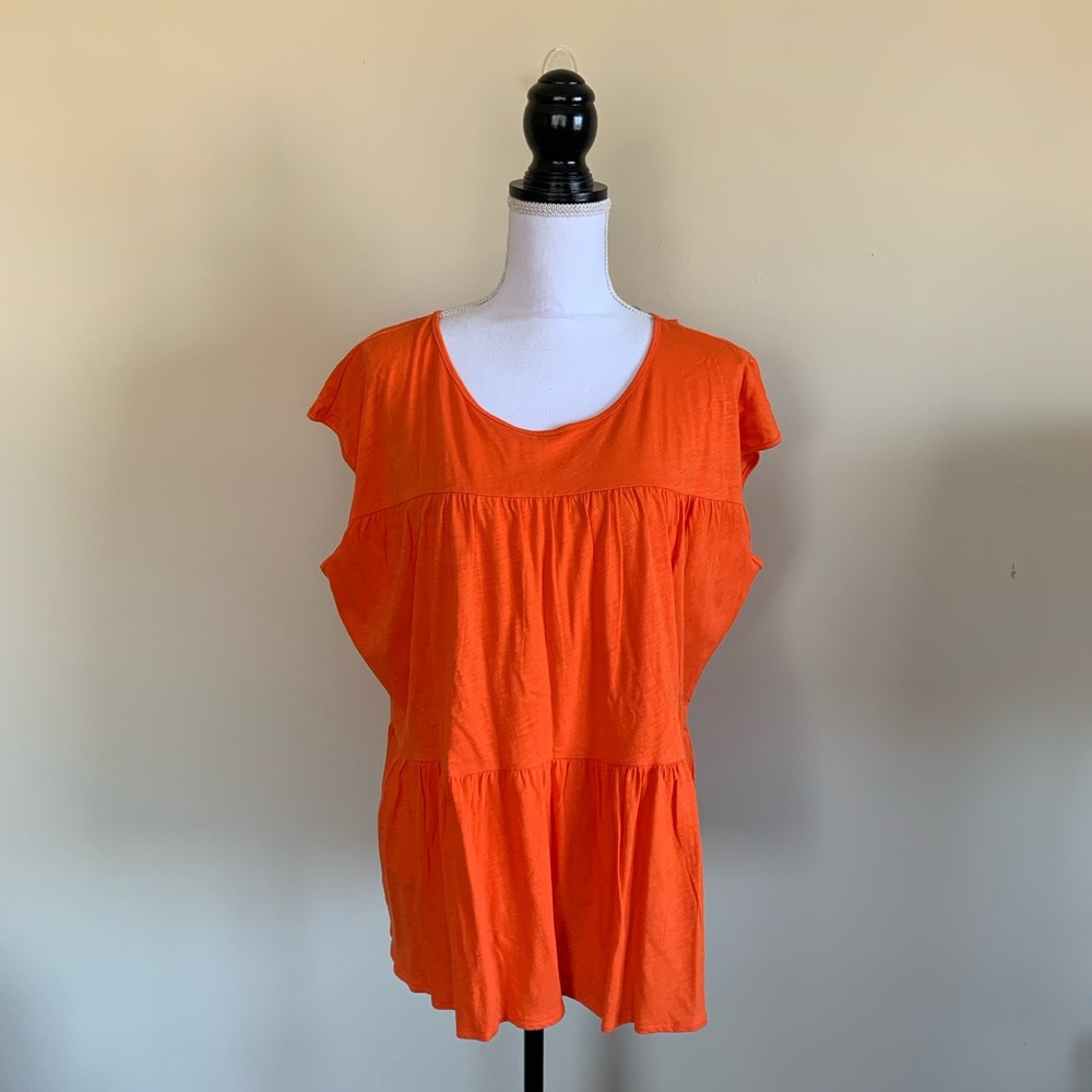 New XL Loft Orange Top Shirt